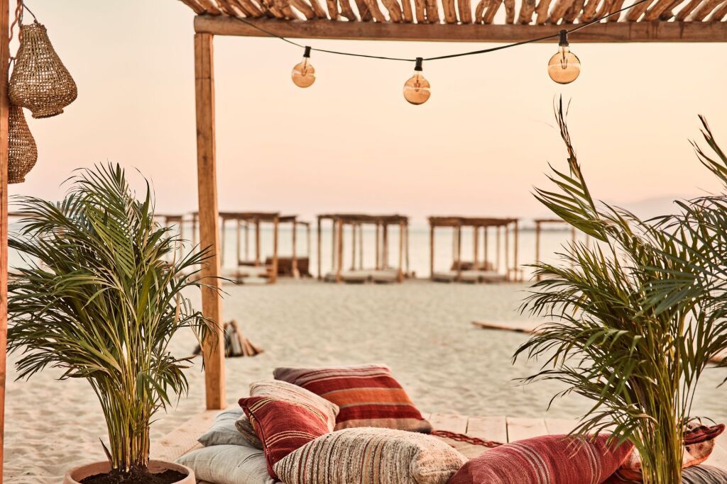 Boho Strand Naxian On The Beach